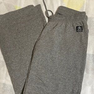 Gray Sweatpants with Logo